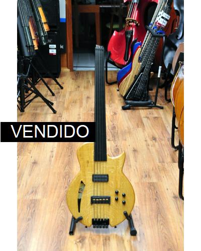 Chris Larkin ASAPDB5 Headless fretless Bass